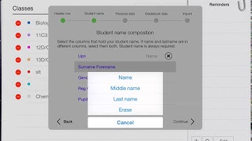 Idoceo 4   Importing class lists