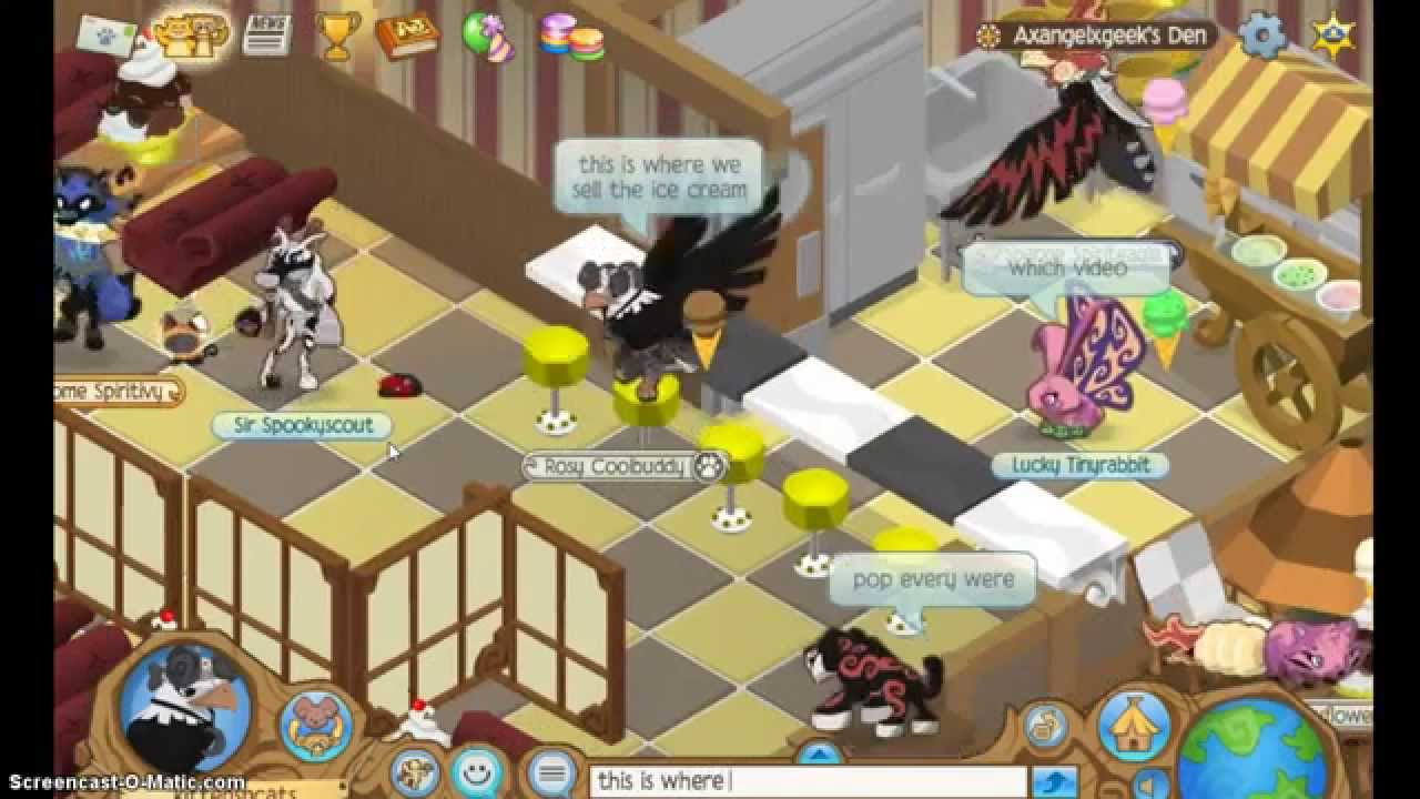 animal jam ice cream palor YouTube