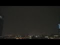 Thunderstorm at midnight in Chicago