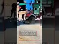Indian Girl Narrowly Escapes Being Crushed by a Dumper Truck in India