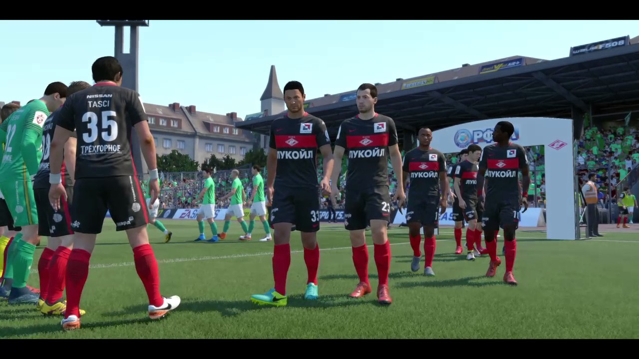 FIFA 17 TOM TOMSK VS SPARTAK MOSCOW GAMEPLAY RUSSIAN LEAGUE SEASON