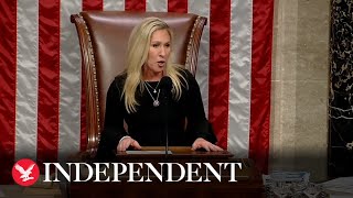 Marjorie Taylor Greene presides over House of Representatives