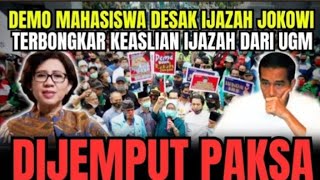MERINDING.!! RIBUAN MAHASISWA DEMO IJAZAH JOKOWI!! GRUDUK KANTOR UGM⁉️