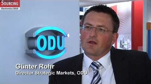 ODU interview with Electronics Sourcing at Electronica 2010