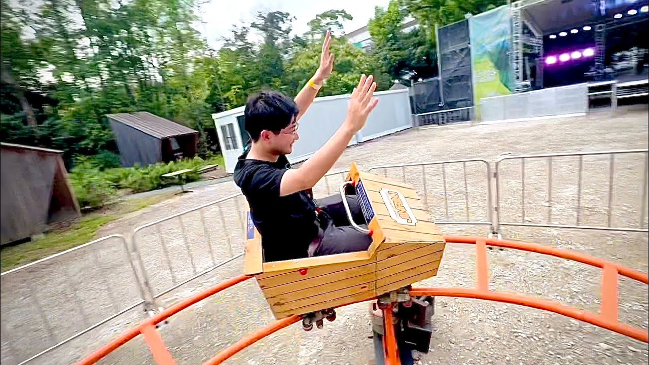 Japan's first! Jinriki Coaster 