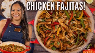 Easy Chicken Fajitas Recipe | Chicken Recipes | Chef Zee Cooks