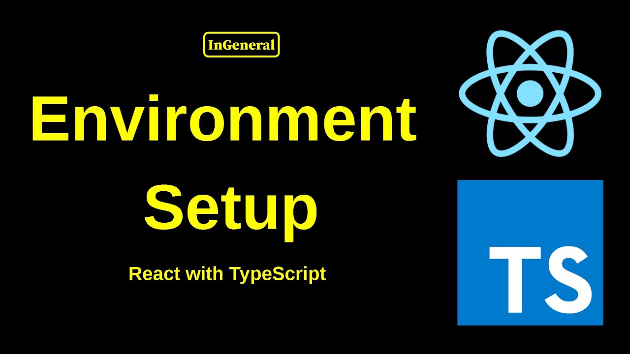 3/13 - Environment Setup for React with Typescript - YouTube