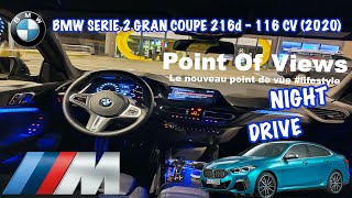 2020 BMW 2 Series Gran Coupé 216d - Night POV Test Drive (Amazing Ambient Lights) 4K