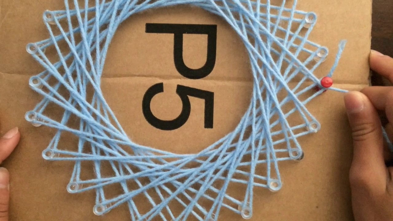 How To Make Easy And Cool String Art - Youtube