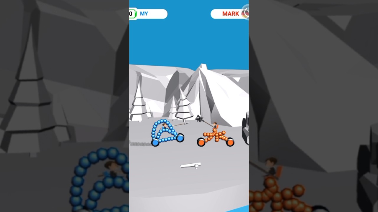 New game draw the car and fight 😁😎😎