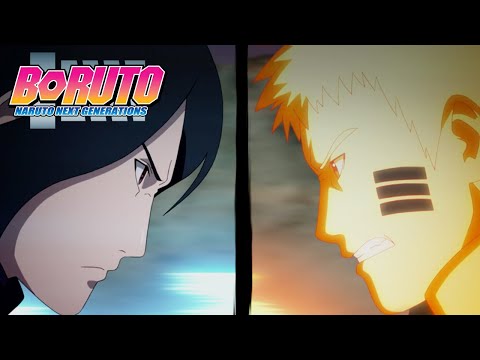 Naruto and Sasuke vs Jigen | Boruto: Naruto Next Generations