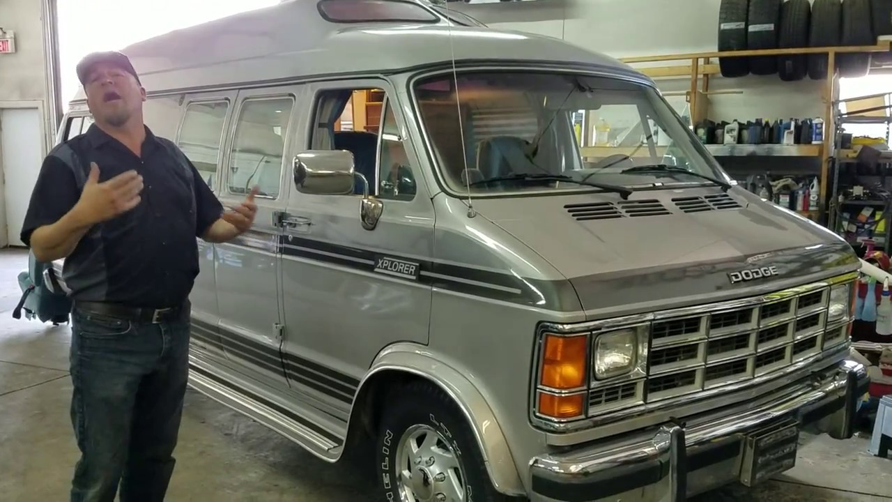 SOLD! 1989 Dodge D250 Explorer Class B Camper Van - YouTube