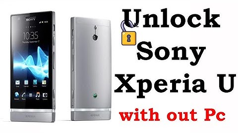 Unlock Sony Xperia U