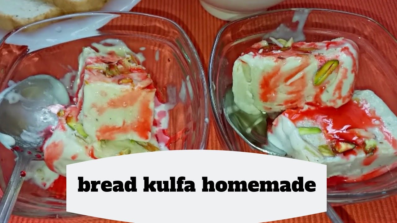 How to make kulfa with bread Urdu/Hindi saqee's kitchen YouTube
