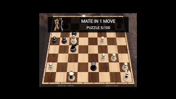 chess puzzle game | win by 1 move mate | #101 #safacts #checkmate #puzzle #1move #chess #chessking