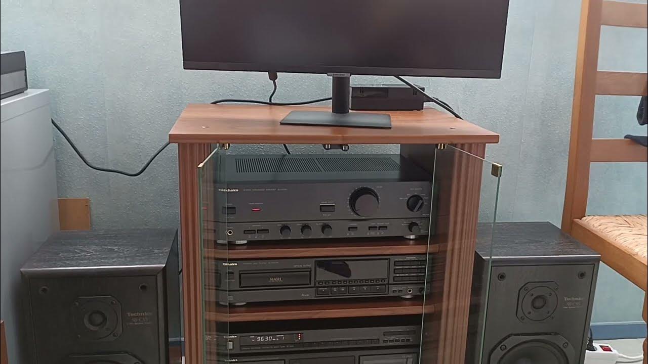 Chaîne HIFI vintage des années 80 de marque TECHNICS YouTube
