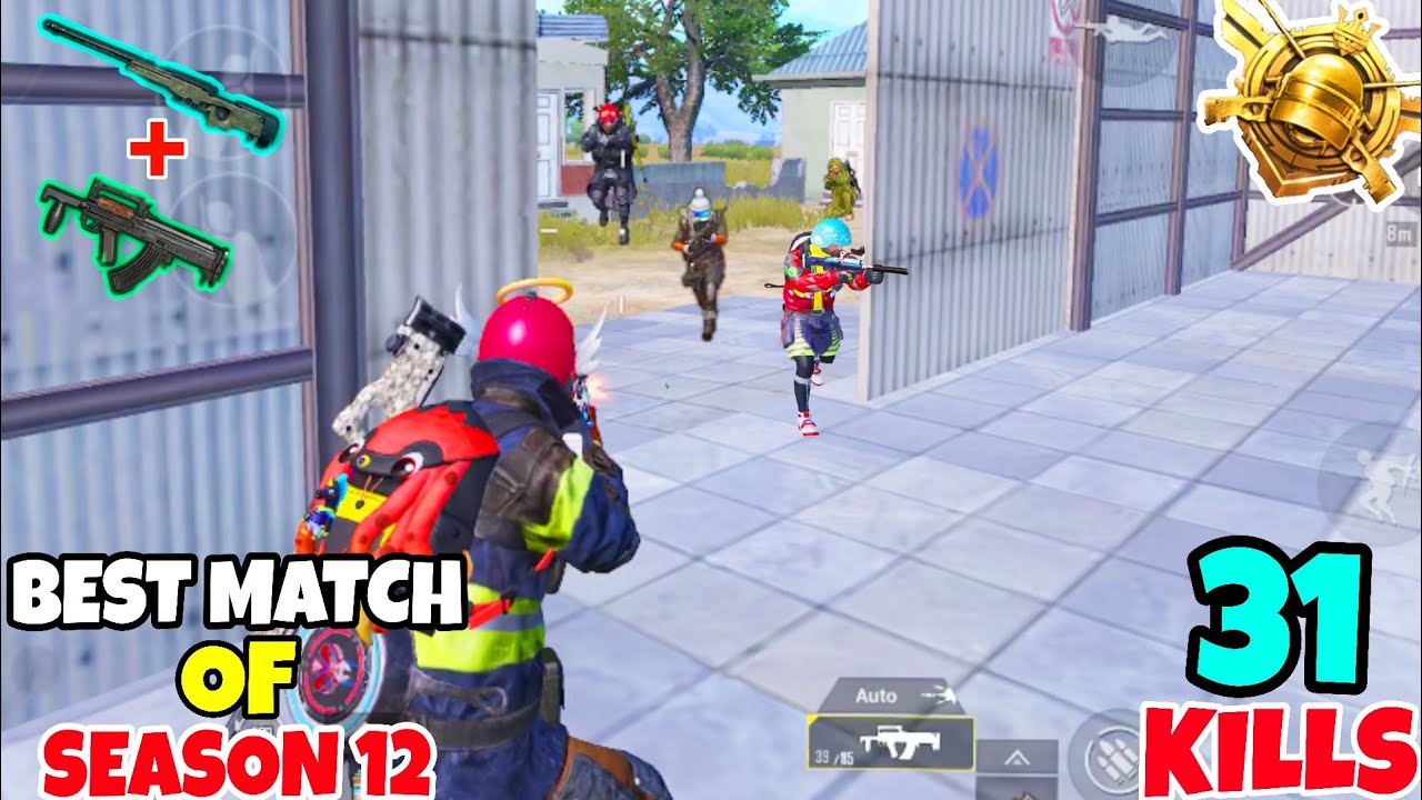 My Best Match Of Season 12 Using BEST Combo in PUBG Mobile • (31 KILLS ...
