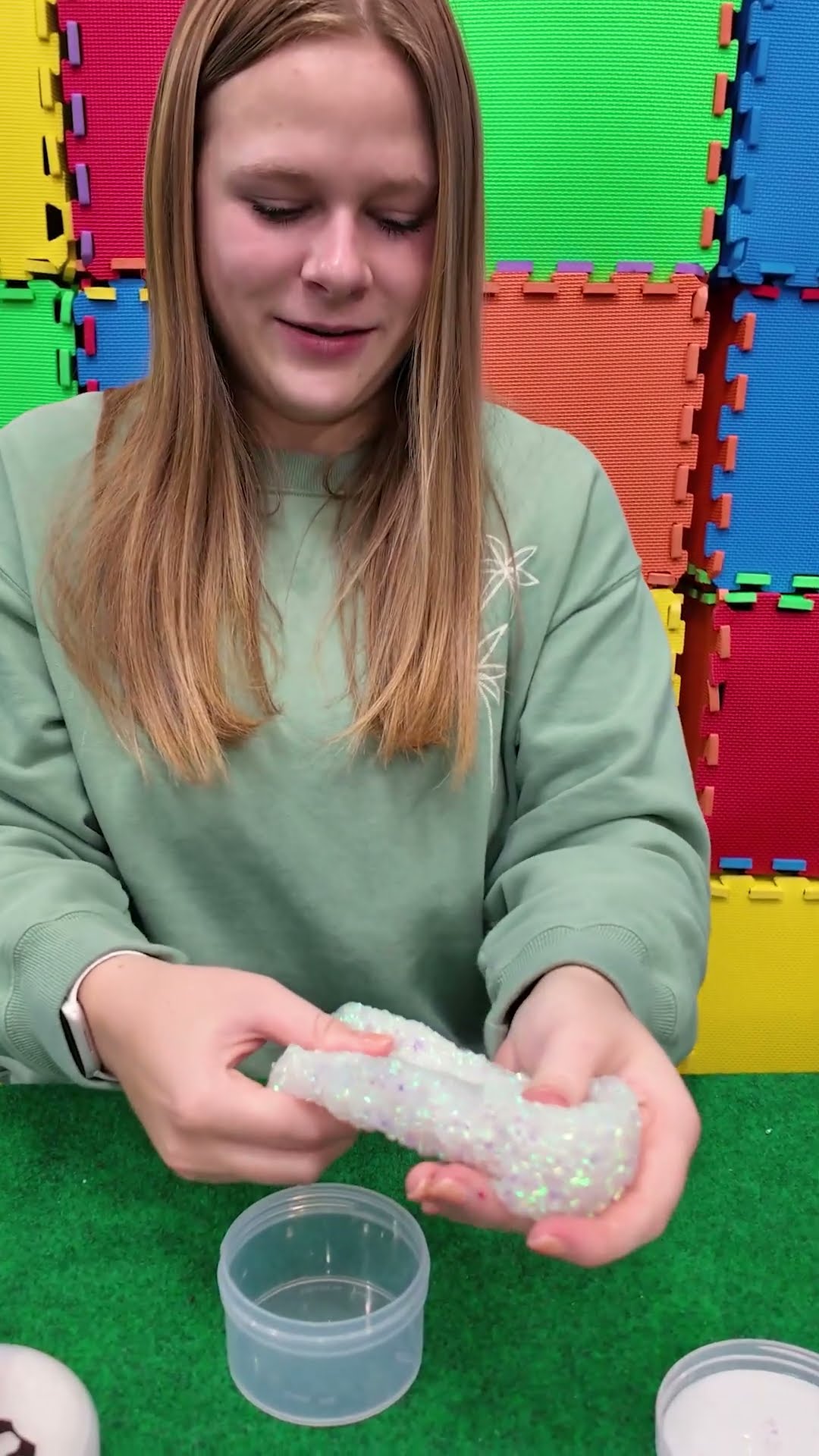 Assistant Plays This or that Crackle vs Marshmallow Slime Edition #FamilyFun #SlimeChallenge