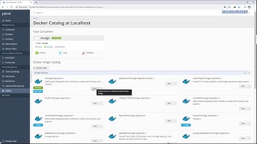 การเรียกใช้งาน Web Application ใน Docker l Plesk