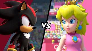 Team Shadow Vs. Team Peach - Mario & Sonic at the Tokyo 2020 Olympic Games Football | Very Hard CPU