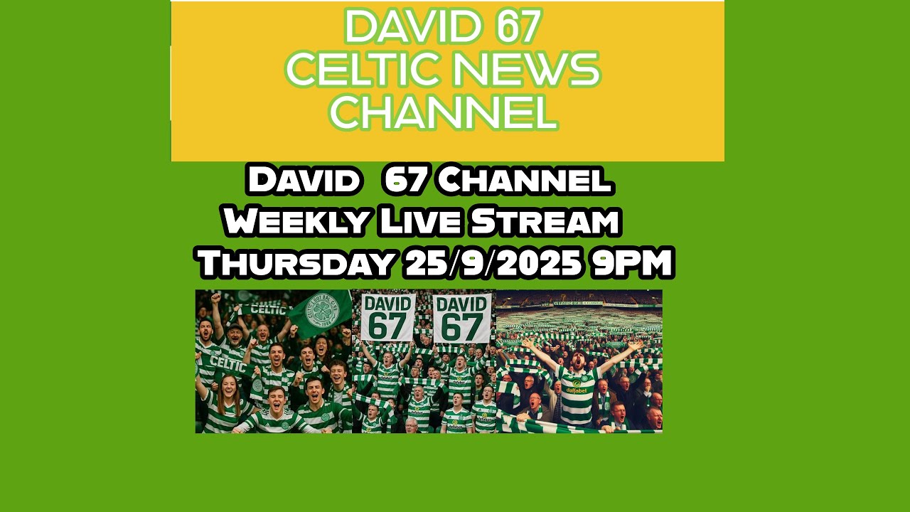 67 David David 67 Weekly Live Stream Thursday 25th September 2025 at 9PM - YouTube