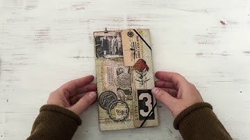 Travel Folio | Junk Journal | Tim Holtz Idea-ology 2020 | Creativation 2020 | Flip Through