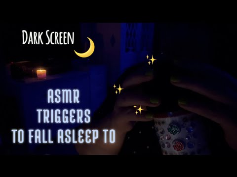 ASMR For Total Relaxation 🌙 Dark Screen for Sleep 💤