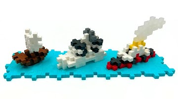 Plus-Plus Ships Micro Builds Tutorial