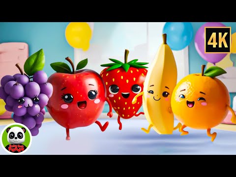 Five Little Fruits, Fun and Healthy Song for Kids