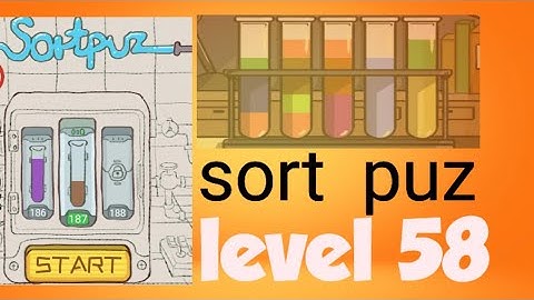 level 58 - sort puz game / puzzle game