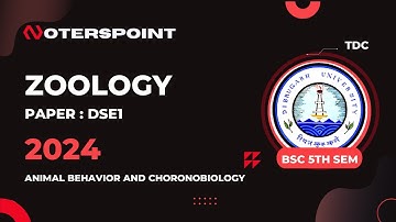 BSc 5th Sem Zoology Question Paper 2024 Dibrugarh University | Animal Behavior & Choronbiology DSE1