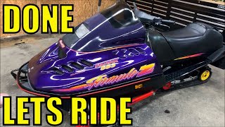 Project Sled Excalibur 1996 SKI-DOO Formula Z 583 Ready To Ride!