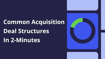 Common Deal Structures - MicroAcquire - Startup Acquisition Marketplace