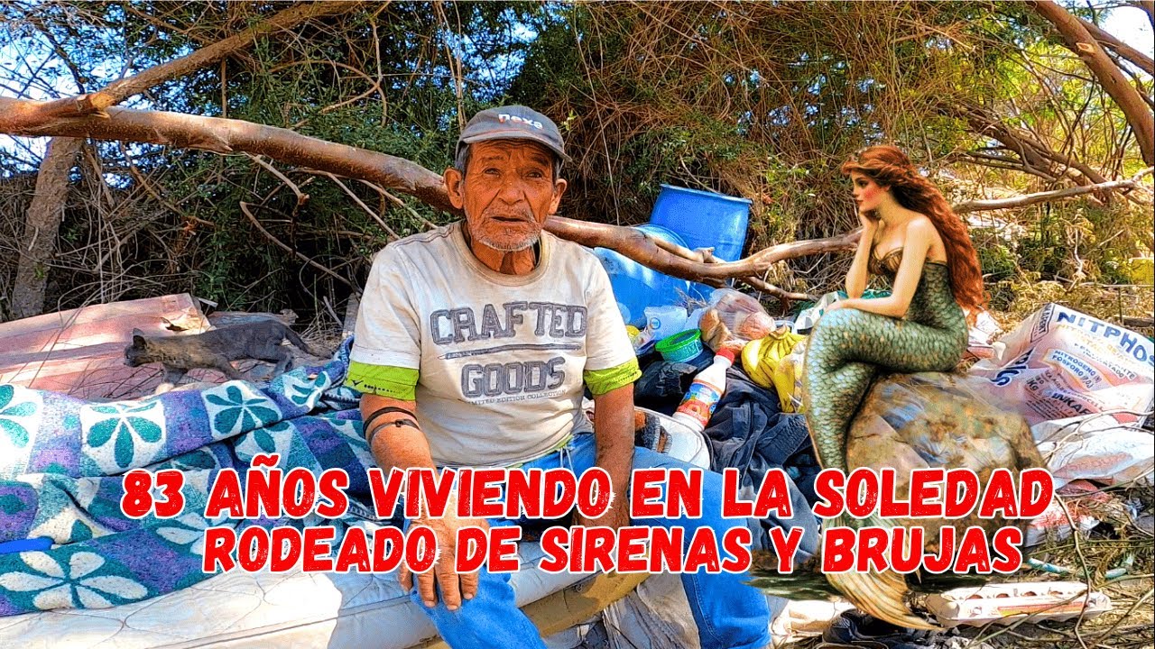 DON AURELIO solo con la naturaleza  en medio de la nada asi lo sorprendimos