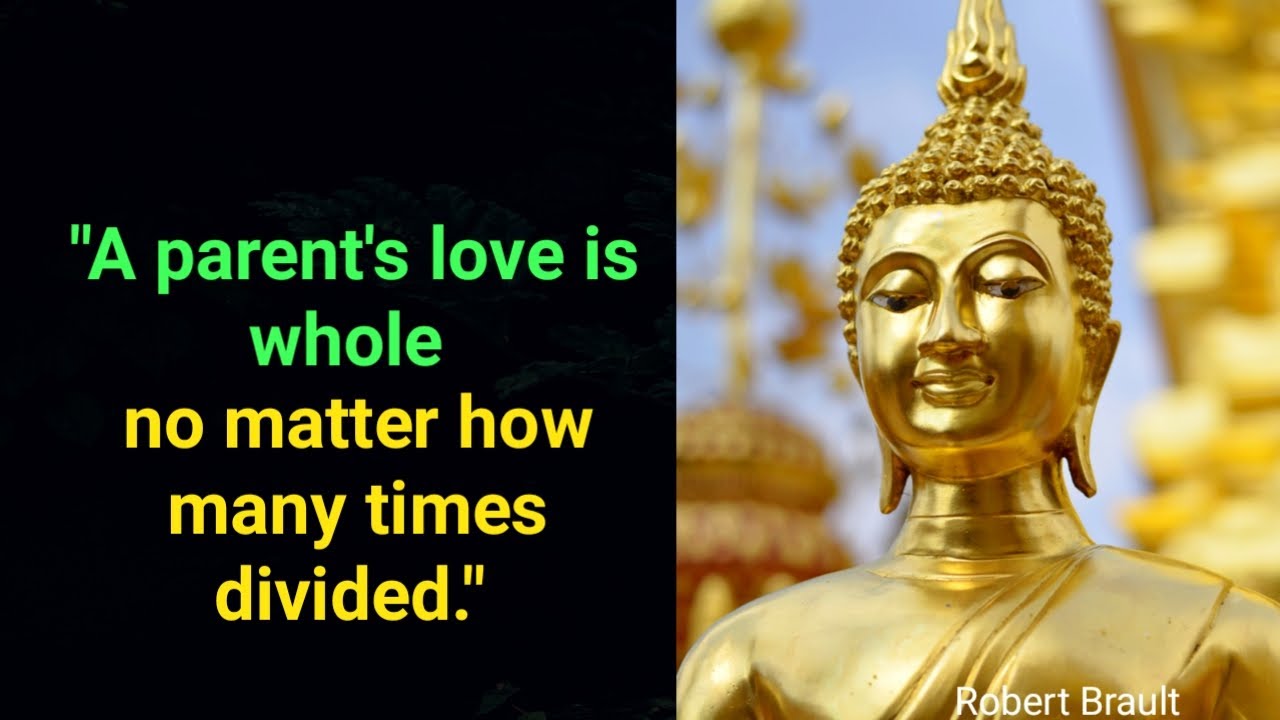 ️ Parents Love ️ Buddha Motivational Positive Wisdom Quotes ...