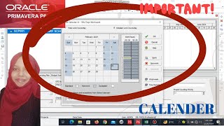 PRIMAVERA P6 - CALENDER -Part 4 #malayalam #primaverap6 #primavera #calender screenshot 4