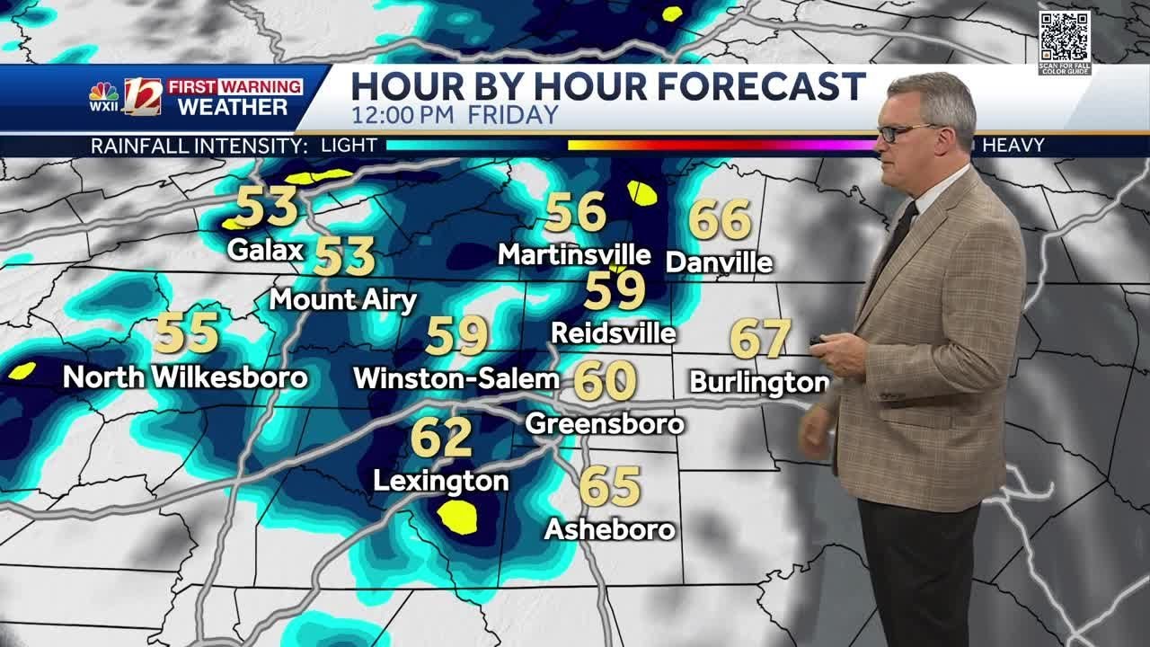 WATCH: Rainy Friday with a chance for thunder - YouTube