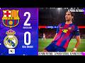 ✅ GANÓ BARCELONA 2-0 REAL MADRID en EL CLASICO y ES CAMPEÓN de LA LIGA ESPAÑOLA