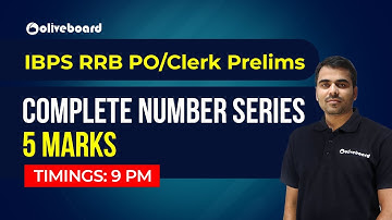 Number Series Complete | 5 Marks | Satyendra Sir | IBPS RRB PO /Clerk Prelims