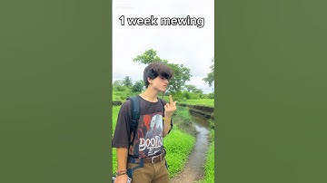 1 week #mewing #transformation #shorts #viral #fyp #debojitforyou #looksmaxxing #trending #model