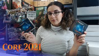 Two Nice Stamped Prerelease Foils! | MTG CORE SET 2021 PRERELEASE KIT X2 OPENING FOR ZACH Z.