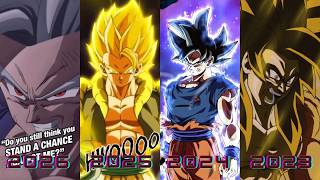 Evolution of Tanabata Units Animations 2018-2026 DBZ Dokkan Battle