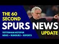 THE 6O SECOND SPURS NEWS UPDATE: Jose "Tottenham, Always Fighting to be Fourth!" Maddison, Parrott