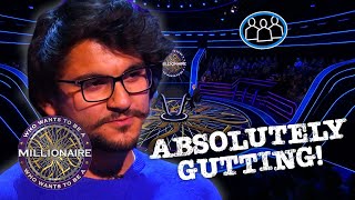Gutted To Lose £63,000 With First Lifeline | Who Wants To Be A Millionaire?