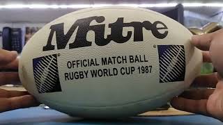 ラグビー Mitre 公式試合球 ラグビーワールドカップ 1987