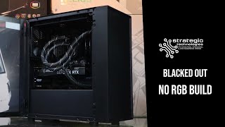 No Rgb Gaming Pc Build - All Black No Lights Gaming Pc - Youtube