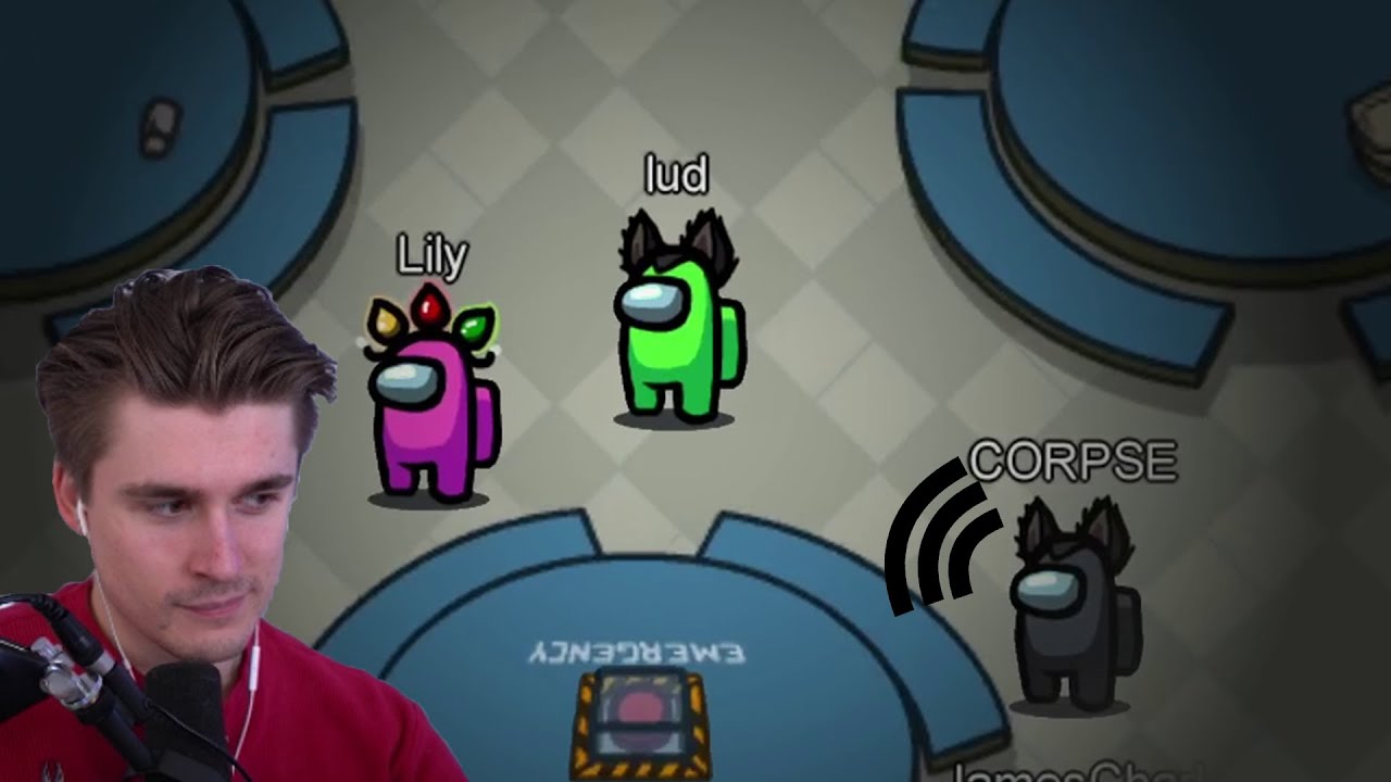 Ludwig can hear you running in Among Us