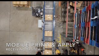 Mobile Print and Apply Receiving System by SJF Material Handling Inc. 395 views 3 years ago 1 minute, 52 seconds