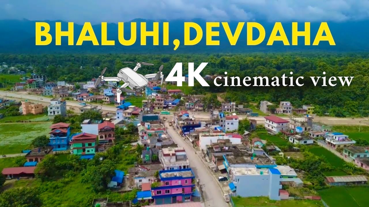 Bhaluhi–Devdaha Drone View | Aerial Cinematic Nepal  4K | Beautiful Nepal 