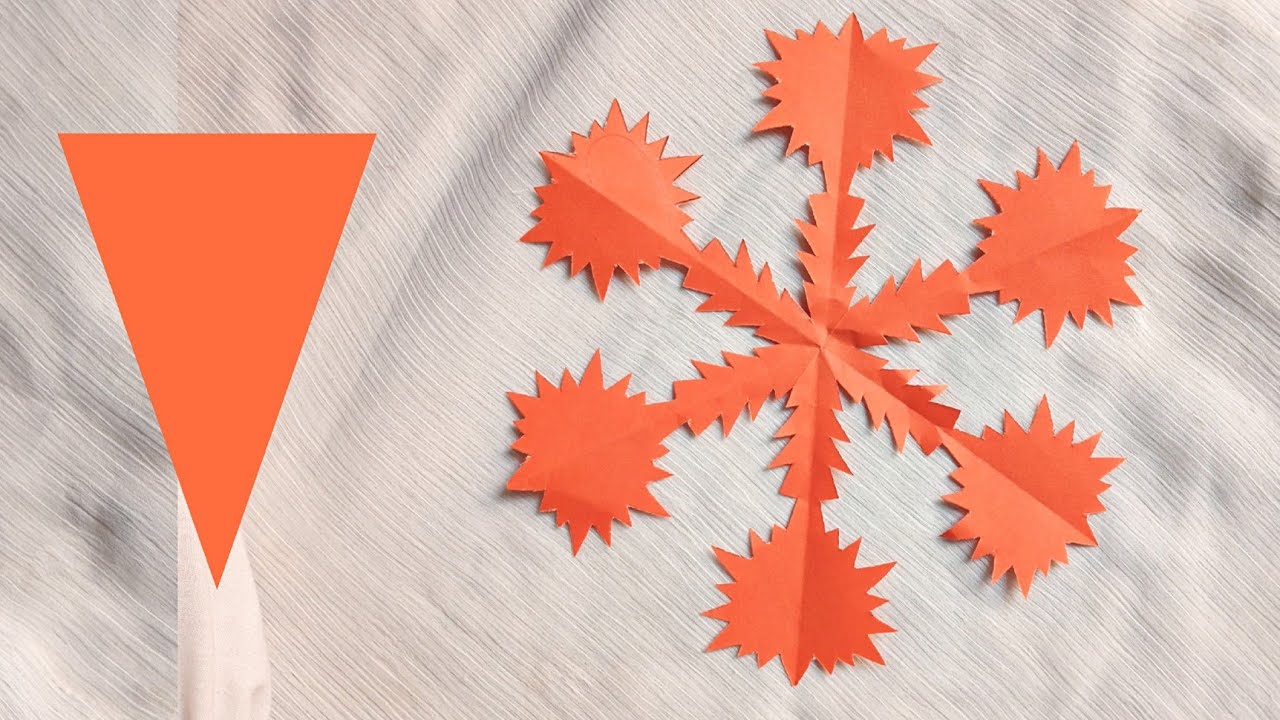 How to Make Snowflakes Out of Paper - Paper Snowflakes / craft paper ...
